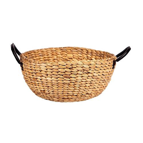 Supergreens Κασπώ Υδροϋάκυνθος με Δερμάτινη Λαβή 45x45x20 εκ.