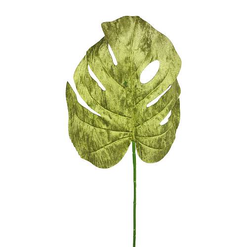 Supergreens Τεχνητό Φύλλο Μονστέρα Βελούδο Πράσινο 73 εκ.