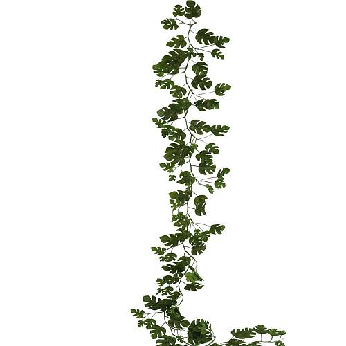 Supergreens Τεχνητή Γιρλάντα Μονστέρα Πράσινη 190 εκ.