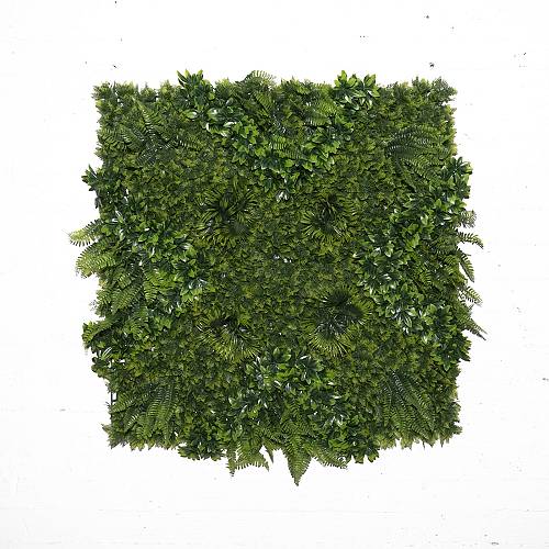 Supergreens Τεχνητή Φυλλωσιά Φτέρη με Φίκο "Floris" 100x100 εκ.