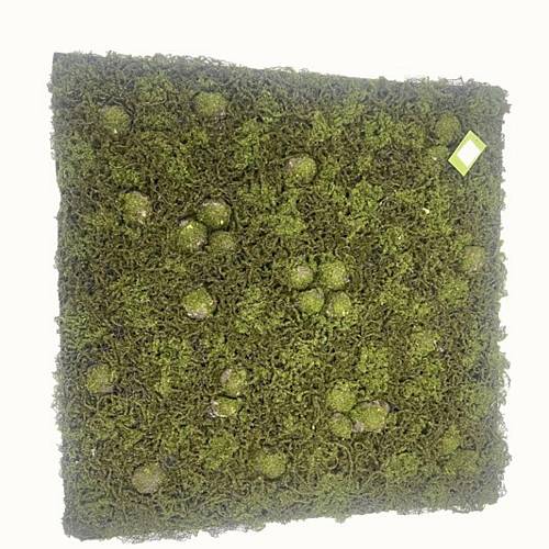 Supergreens Τεχνητή Φυλλωσιά Moss "Bryo-Forest" Πράσινη 100x100 εκ.
