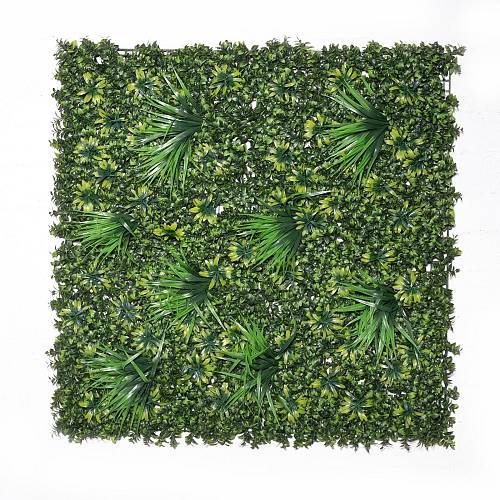 Supergreens Τεχνητή Φυλλωσιά Φίκος με Χορτάρι "HoppingGrass" 100x100 εκ.