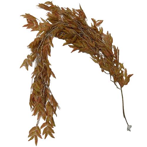 Supergreens Τεχνητή Γιρλάντα Φτέρη "Earth Fern" Καφέ 190 εκ.
