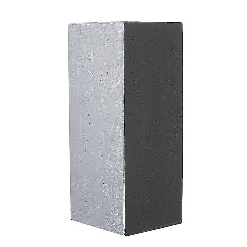 Supergreens Γλάστρα Πήλινη Κάθετη ''Rocky'' Γκρι XL 41x41x80 εκ.