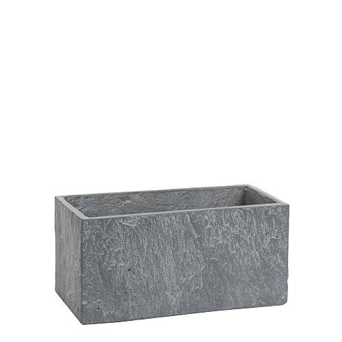 Supergreens Κασπώ Τσιμεντένιο Ορθογώνιο Γκρι 23x11x11 εκ.
