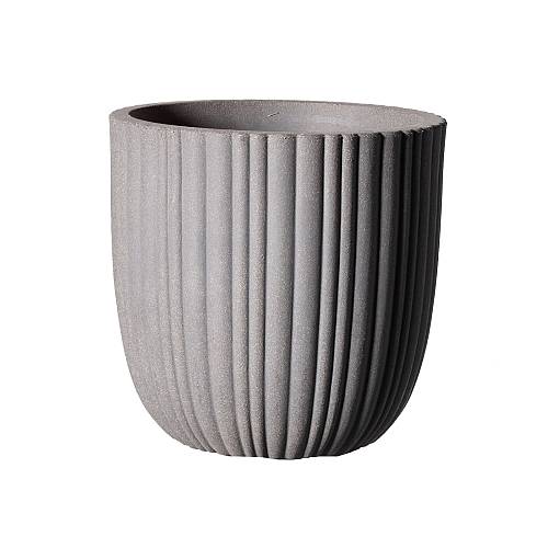 Supergreens Γλάστρα PVC Γκρι CE 35x35x34 εκ.