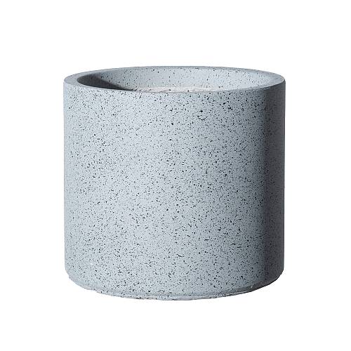 Supergreens Γλάστρα Πήλινη Γκρι "Cement" L 37x37x32 εκ.