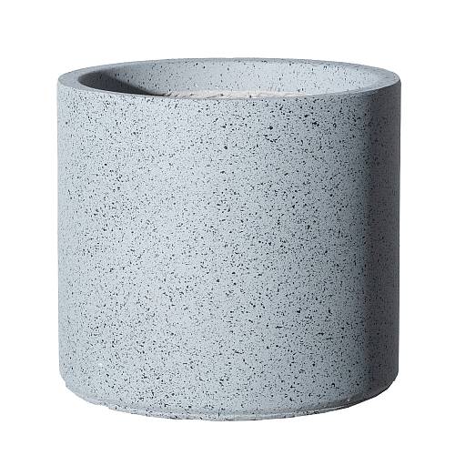 Supergreens Γλάστρα Πήλινη Γκρι "Cement" XL 44x44x38 εκ.