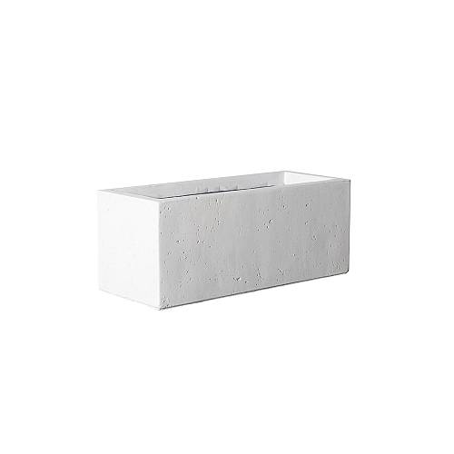 Supergreens Γλάστρα Πήλινη Ορθογώνια "Dusty" Μπεζ S 50x20x20 εκ.