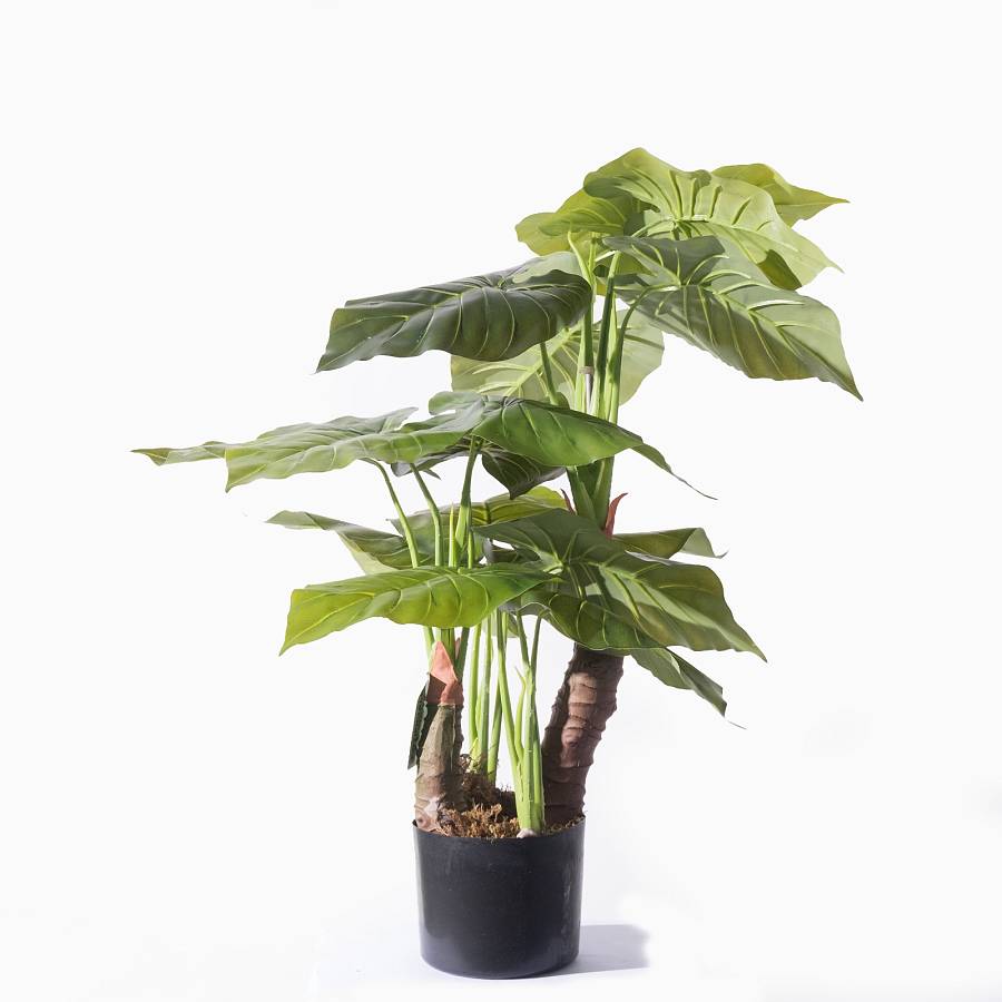 Supergreens Τεχνητό Φυτό Αλοκάσια Elephant Ears Πράσινο 80 εκ.