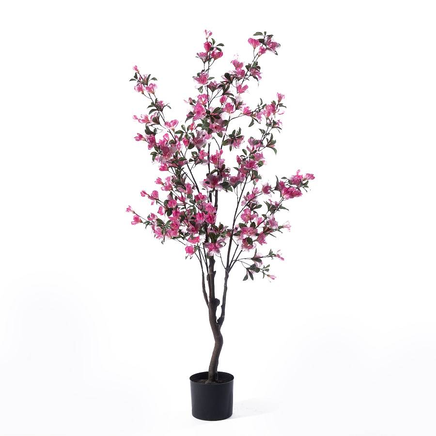 Supergreens Τεχνητό Δέντρο Αζαλέα Rhododendron Ροζ 50x50x130 εκ.