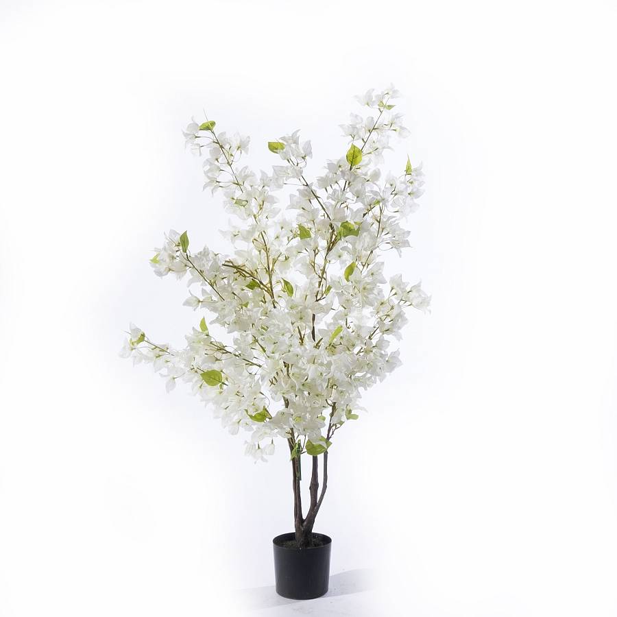 Supergreens Τεχνητό Δέντρο Βουκαμβίλια Spectabilis Λευκό 55x55x120 εκ.