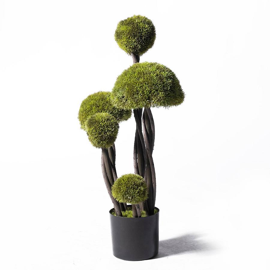 Supergreens UV Τεχνητό Δέντρο Μπονσάι Moss Mushroom Πενταπλό Πράσινο 90 εκ.