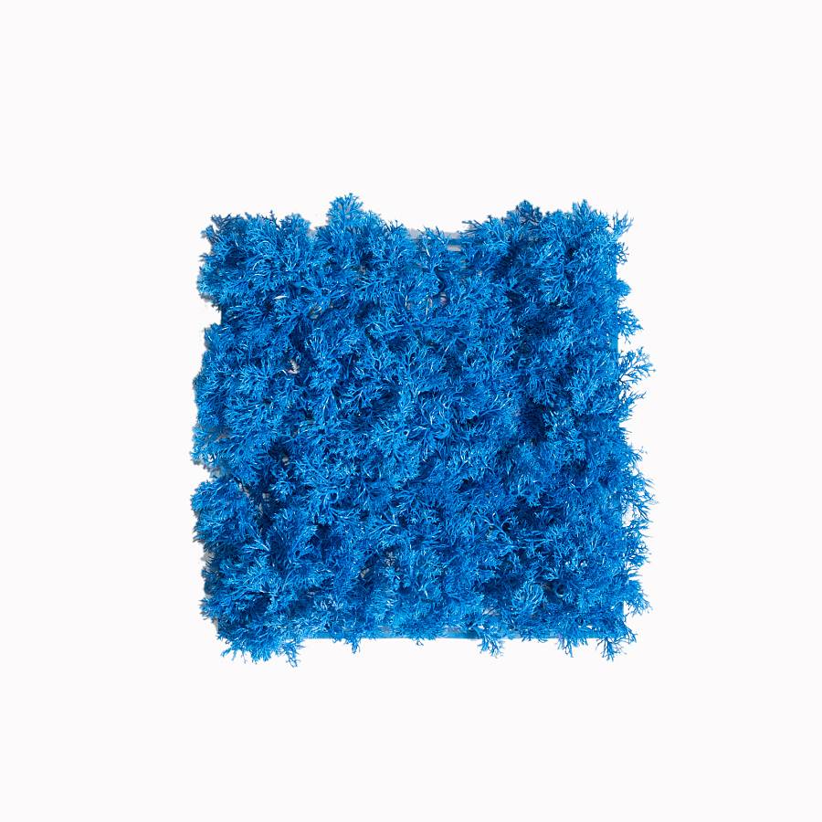 Supergreens Τεχνητή Φυλλωσιά Super Moss Μπλε 25x25 εκ.
