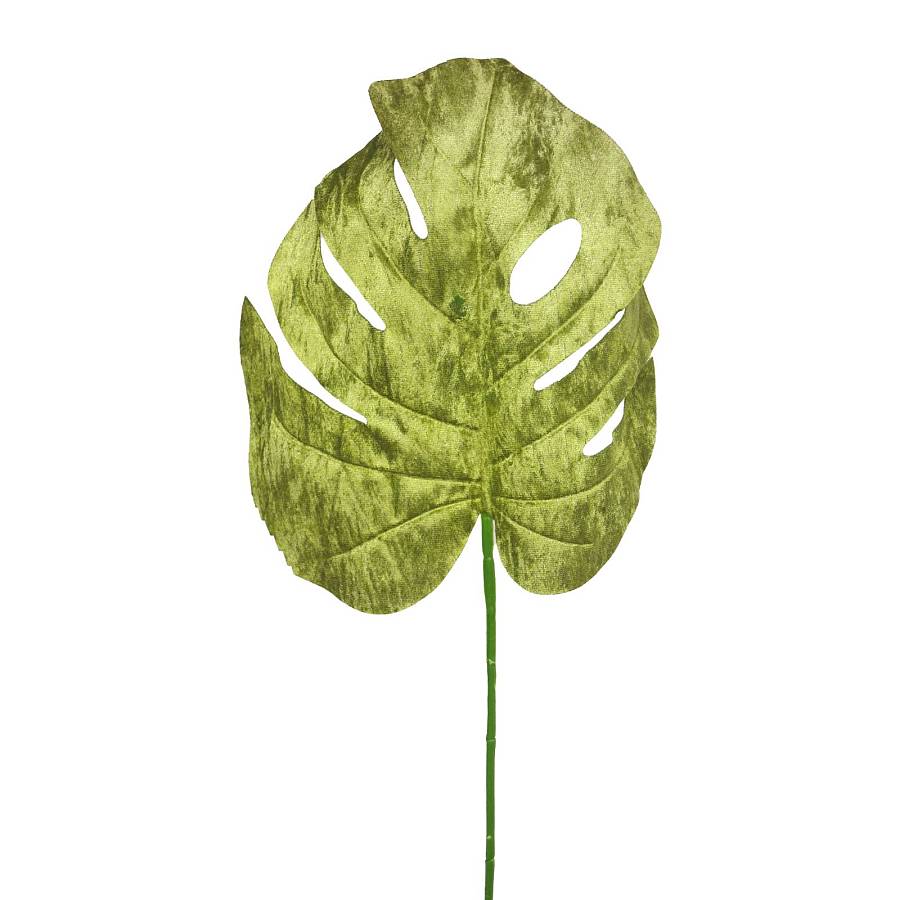 Supergreens Τεχνητό Φύλλο Μονστέρα Βελούδο Πράσινο 73 εκ.