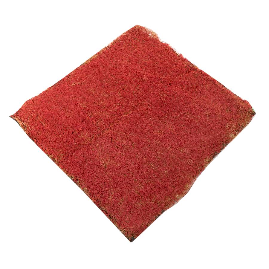 Supergreens Τεχνητή Φυλλωσιά Moss Κόκκινη 100x100 εκ.