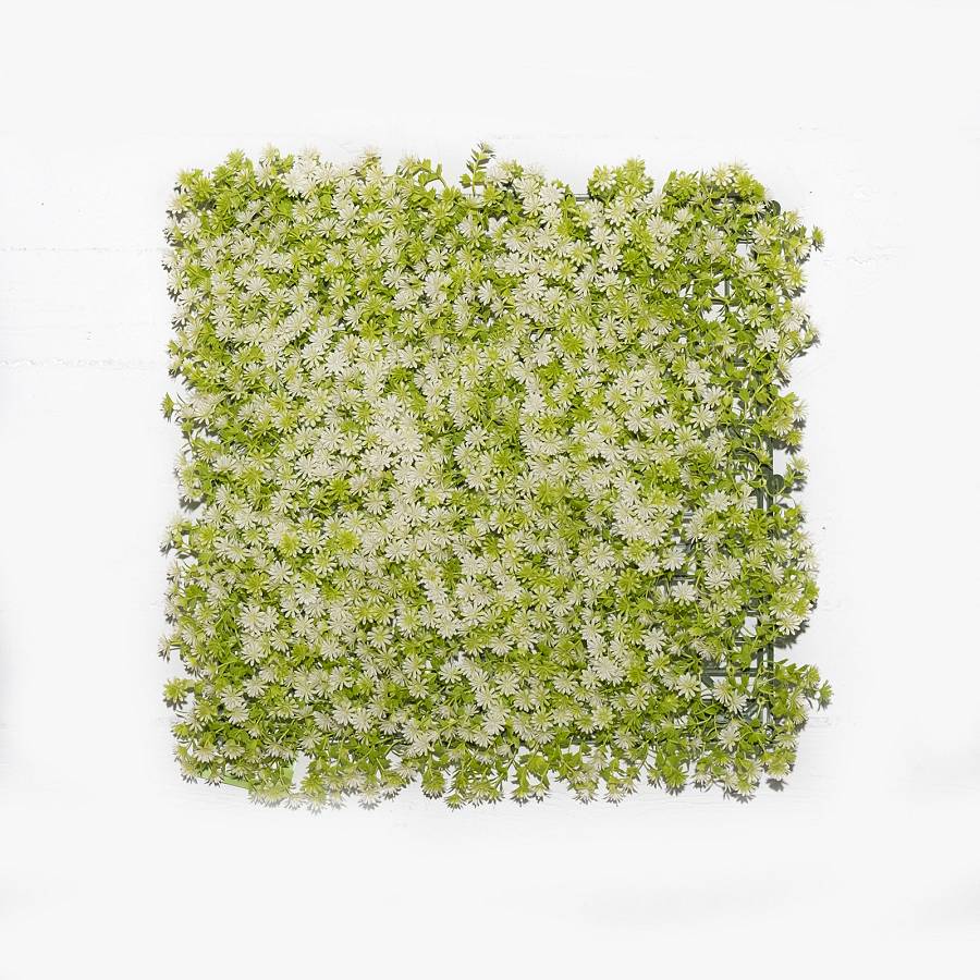 Supergreens Τεχνητή Φυλλωσιά Moss Haircap Λευκή 50x50 εκ.