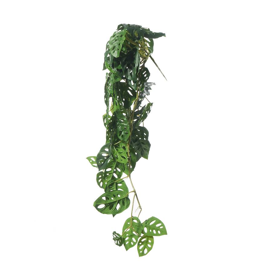 Supergreens Τεχνητή Κρεμαστή Μονστέρα Adansonii Πράσινη 85 εκ.