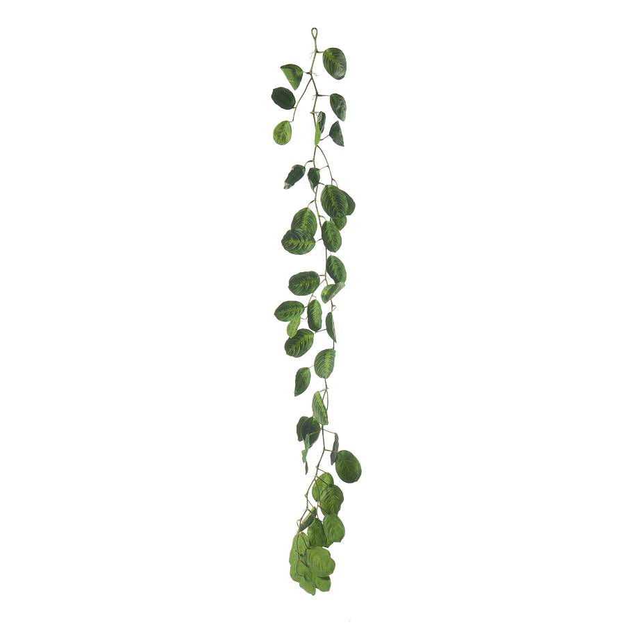 Supergreens Τεχνητή Γιρλάντα Καλαθέα Maranta Πράσινη 170 εκ.
