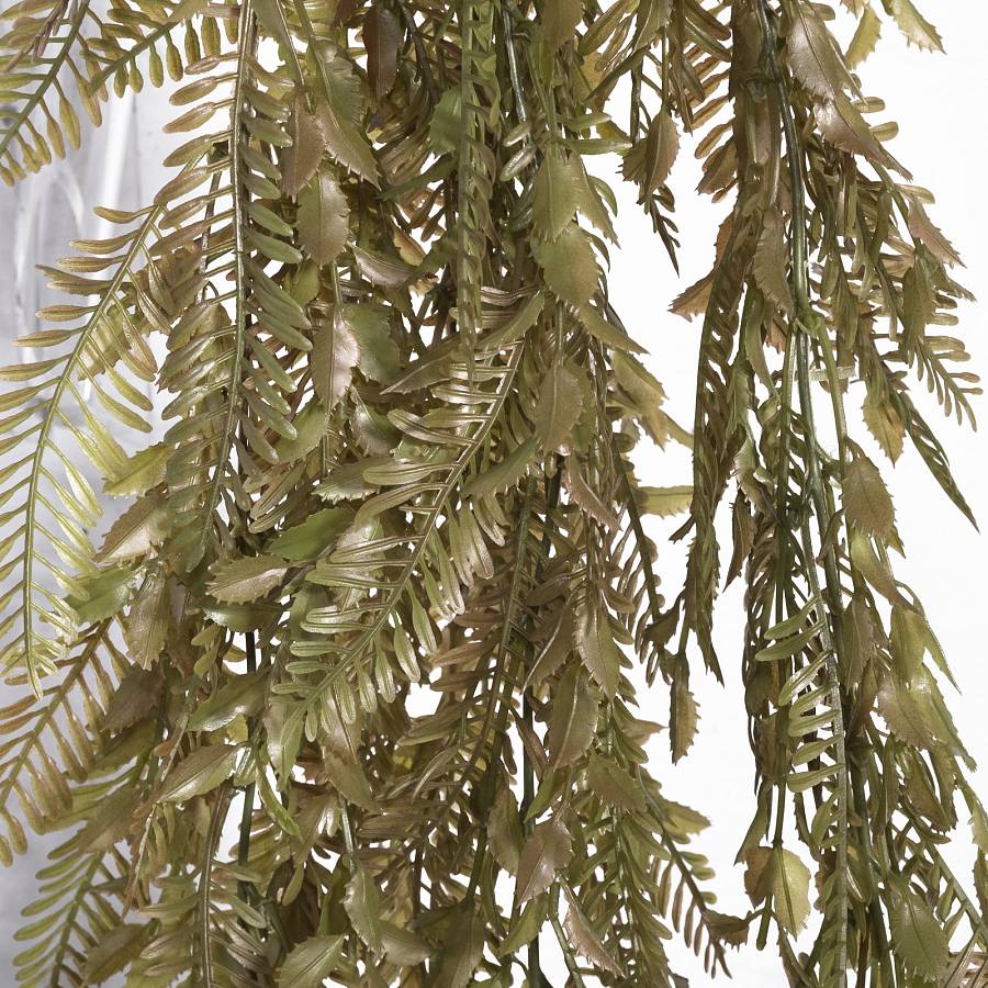 Supergreens Τεχνητή Κρεμαστή Φτέρη Bracken Verdantis Καφέ 90 εκ.