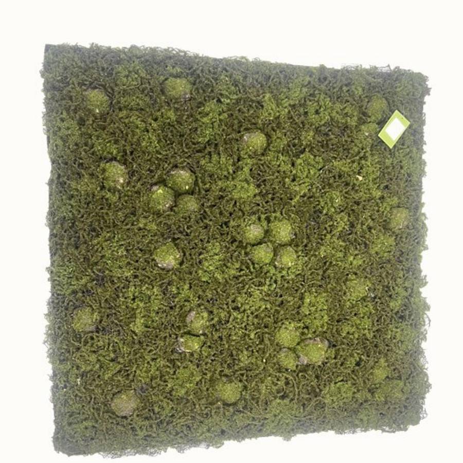 Supergreens Τεχνητή Φυλλωσιά Moss Bryo-Forest Πράσινη 100x100 εκ.