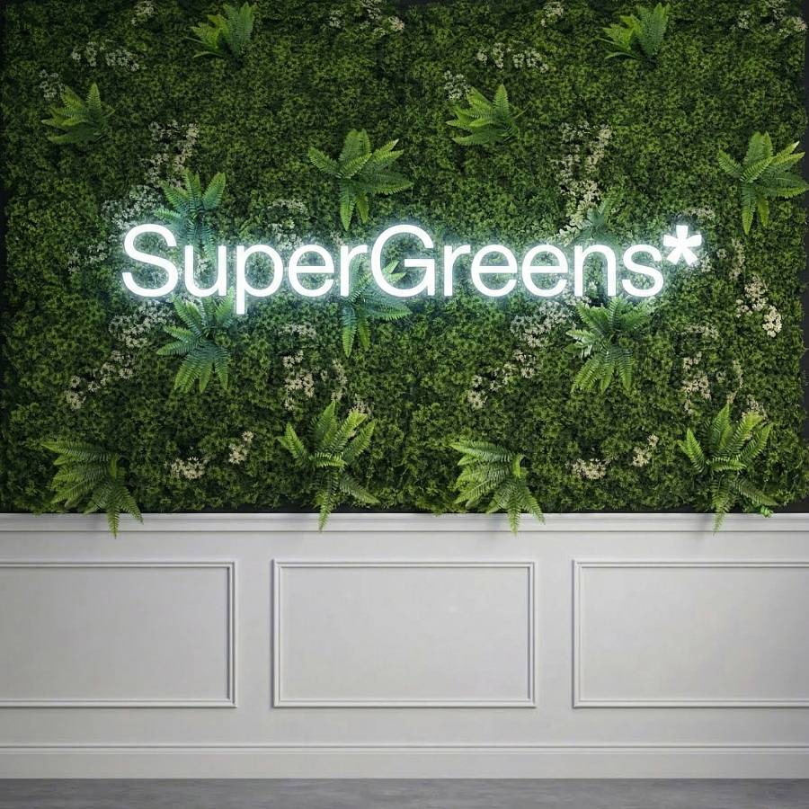 Supergreens Τεχνητή Φυλλωσιά Moss Silva Luminis Πράσινη 100x100 εκ.