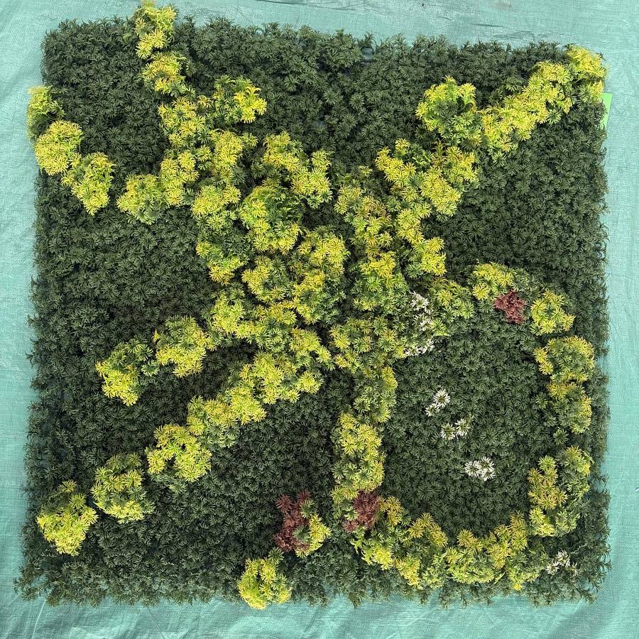 Supergreens Τεχνητή Φυλλωσιά Moss Aurea Vigna Πράσινη 100x100 εκ.