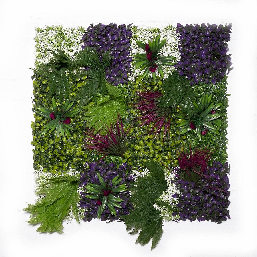 Supergreens Τεχνητή Φυλλωσιά Φίκος με Φτέρη Playful 100x100 εκ.