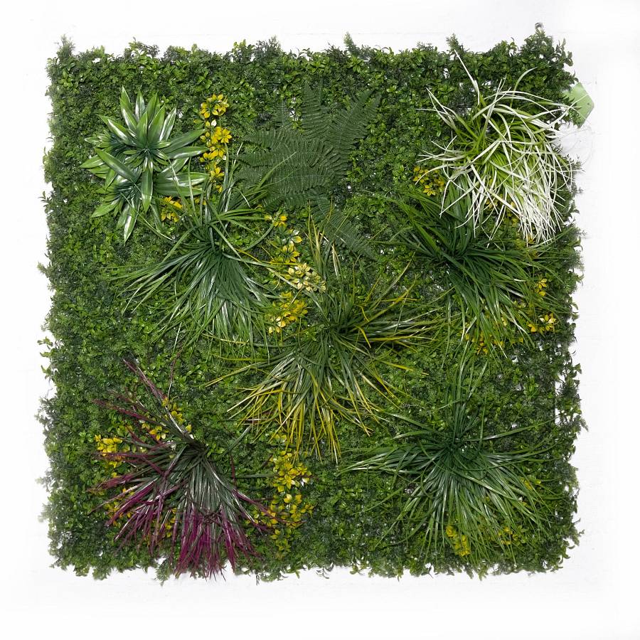 Supergreens Τεχνητή Φυλλωσιά Χορτάρι Yellowish 100x100 εκ.
