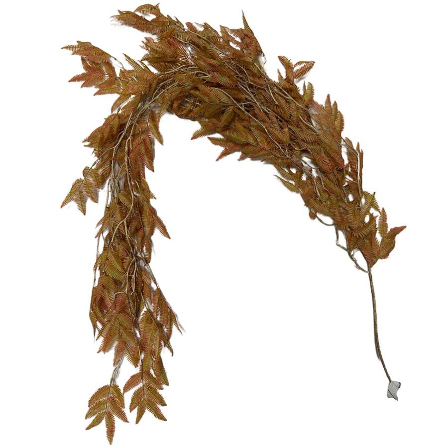 Supergreens Τεχνητή Γιρλάντα Φτέρη Earth Fern Καφέ 190 εκ.