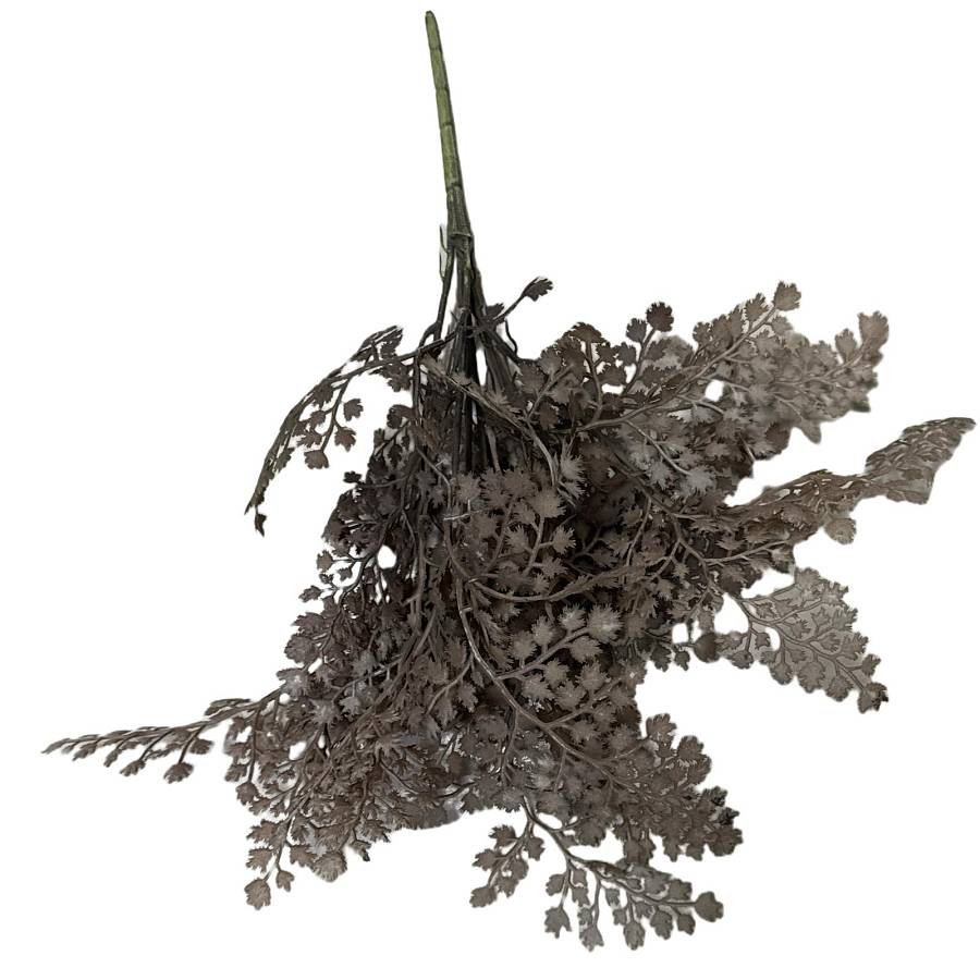 Supergreens Τεχνητή Χωνευτή Φτέρη Dark Root Καφέ 40 εκ.