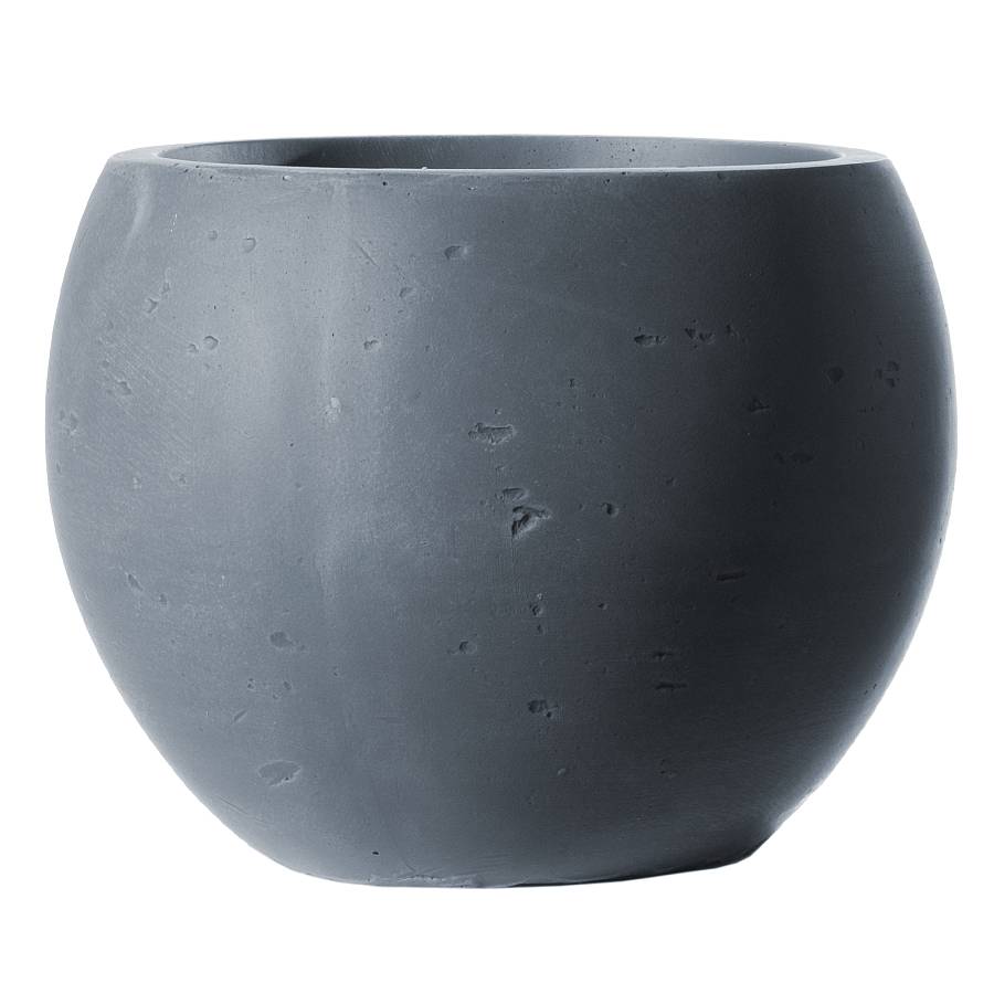 Supergreens Γλάστρα Πήλινη Στρογγυλή Rocky Γκρι 55x55x39 εκ.