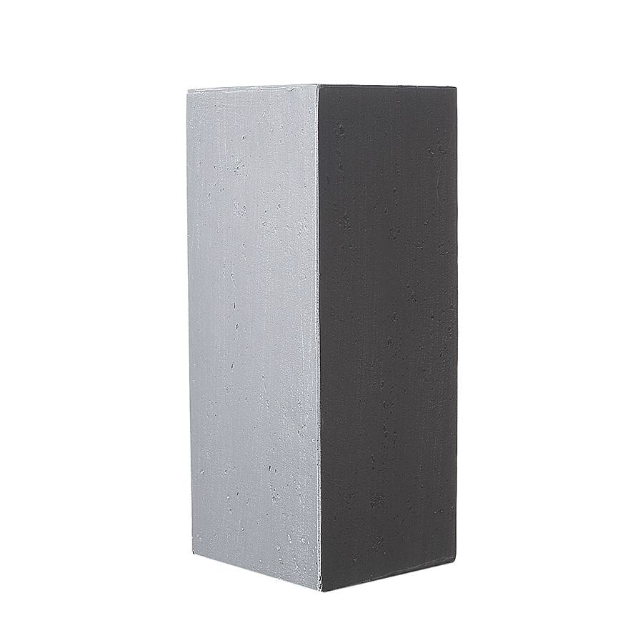 Supergreens Γλάστρα Πήλινη Κάθετη Rocky Γκρι L 34x34x70 εκ.