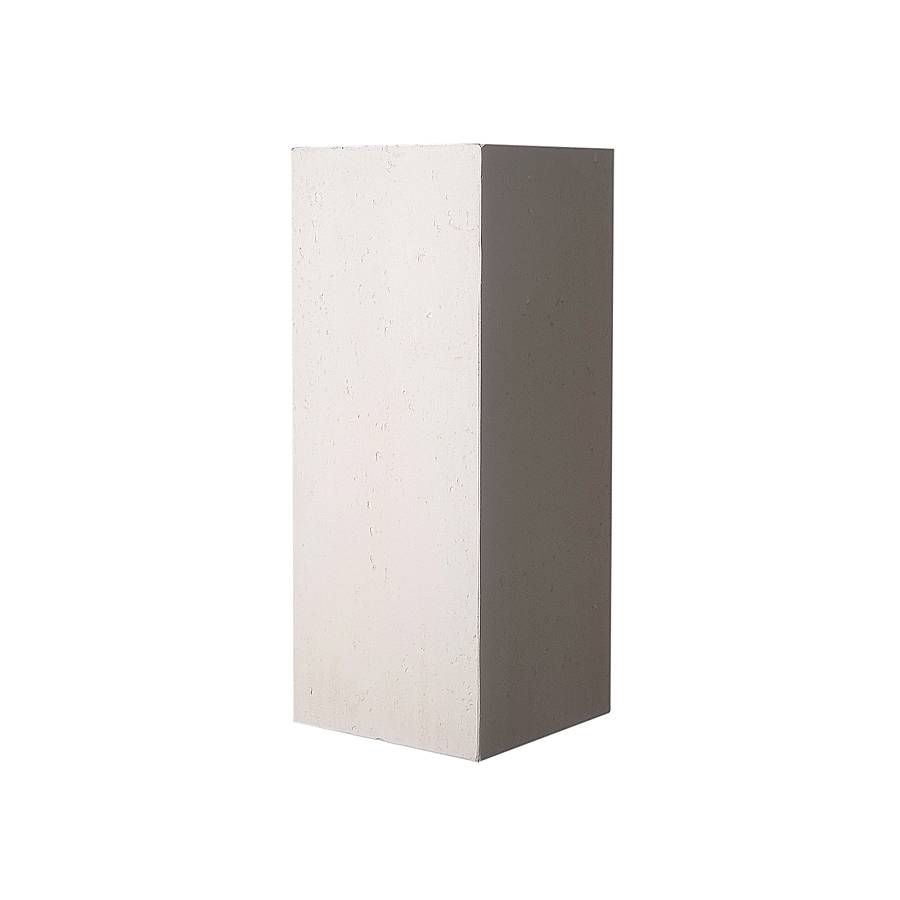 Supergreens Γλάστρα Πήλινη Κάθετη Rocky Γκρι Ανοιχτό M 27x27x60 εκ.