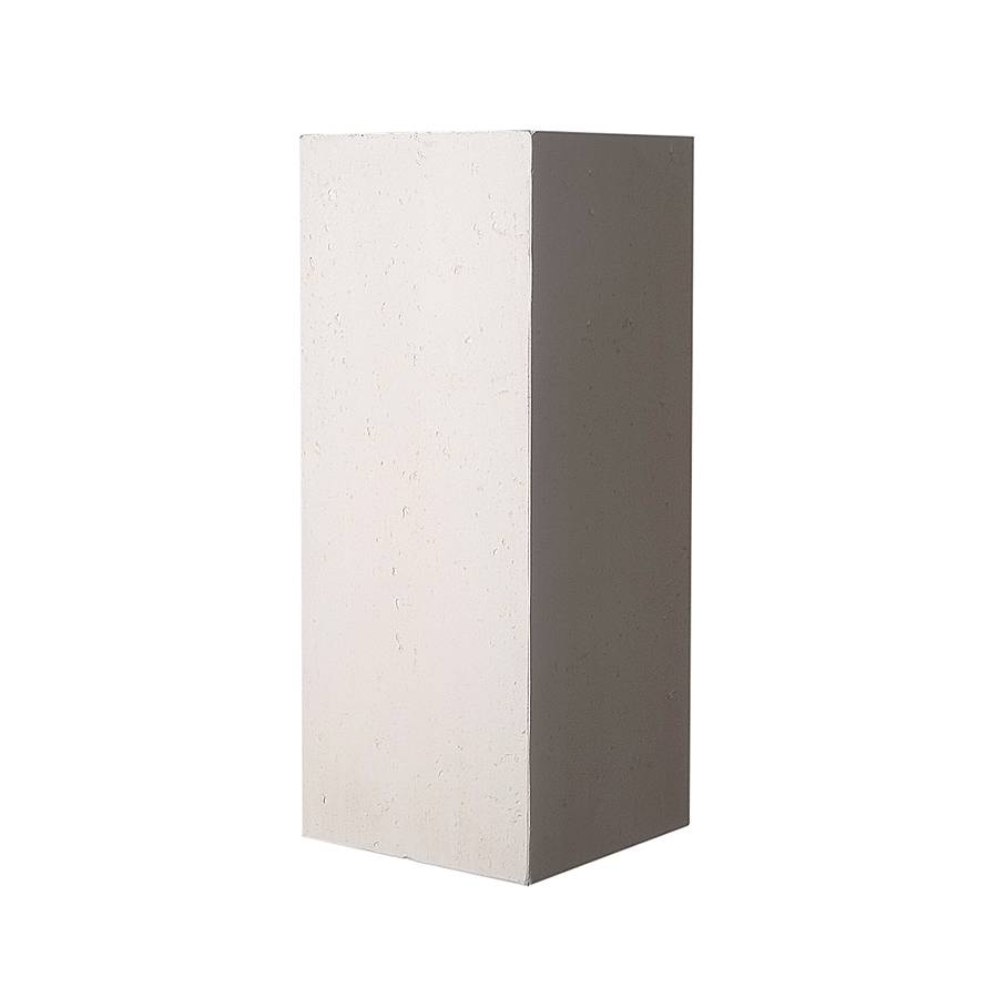 Supergreens Γλάστρα Πήλινη Κάθετη Rocky Γκρι Ανοιχτό L 34x34x70 εκ.
