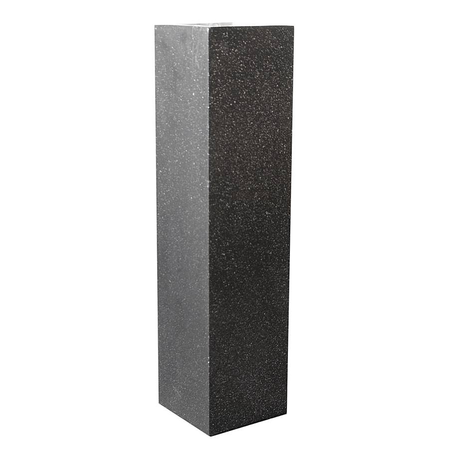 Supergreens Ανθοστήλη Πήλινη Terazzo Μαύρο L 36x36x120 εκ.