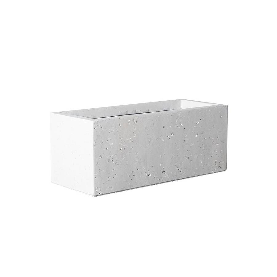 Supergreens Γλάστρα Πήλινη Ορθογώνια Dusty Μπεζ M 60x30x30 εκ.