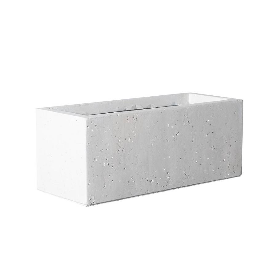 Supergreens Γλάστρα Πήλινη Ορθογώνια Dusty Μπεζ L 80x37x37 εκ.
