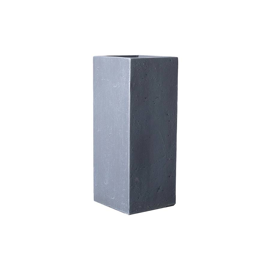 Supergreens Γλάστρα Πήλινη Solid Γκρι S 20x20x50 εκ.