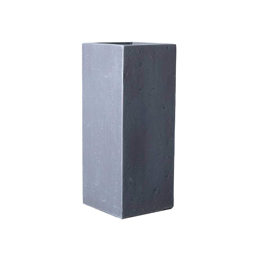 Supergreens Γλάστρα Πήλινη Solid Γκρι M 27x27x60 εκ.