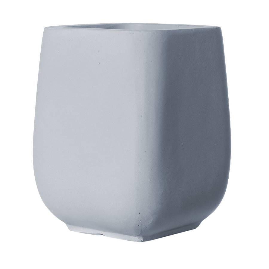 Supergreens Γλάστρα Πήλινη Κάθετη Regal Γκρι XL 55x55x66 εκ.