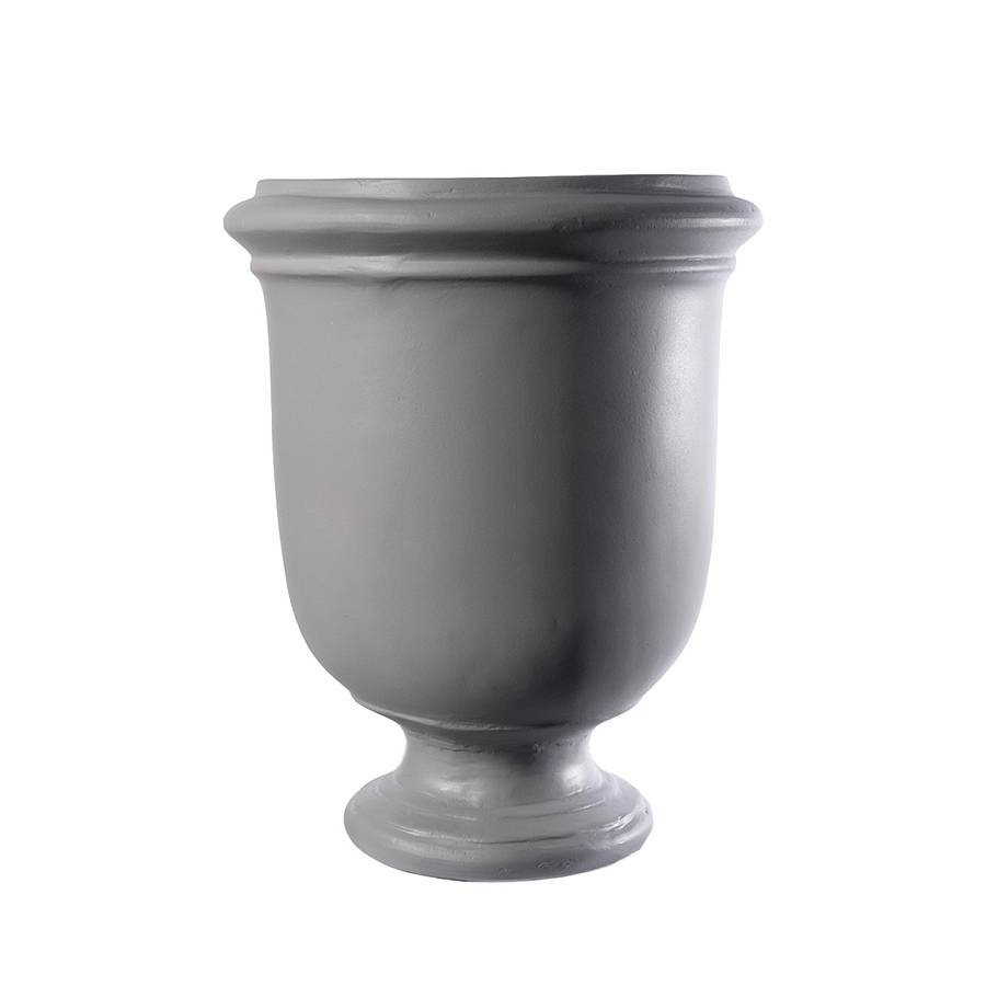 Supergreens Αμφορέας Τσιμεντένιος Opulentia Γκρι 56x56x70 εκ.