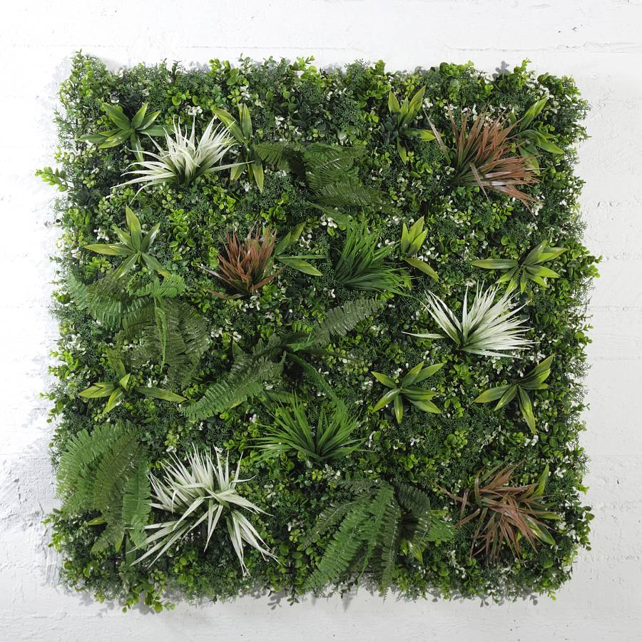 Supergreens Τεχνητή Φυλλωσιά Φτέρη με Πύξο 100x100 εκ.